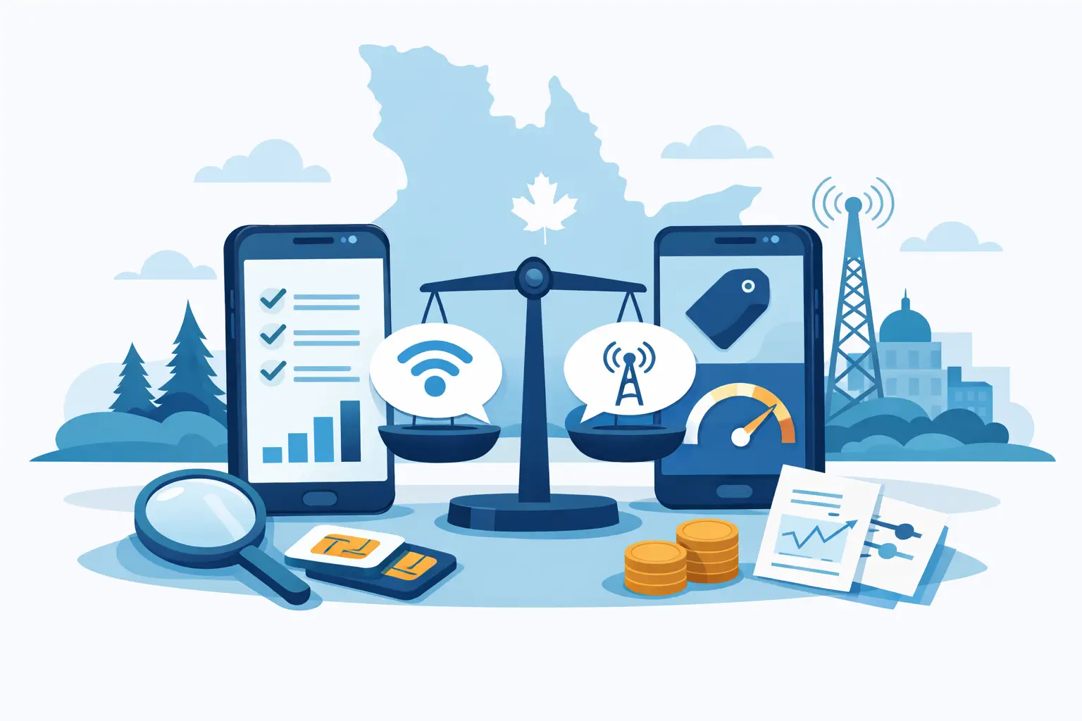 Comparateur forfait cellulaire Québec