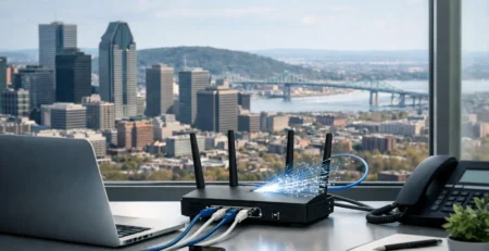 Combien coûte internet entreprise au Québec?