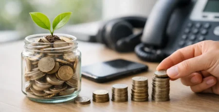 Économies mensuelles en services télécom