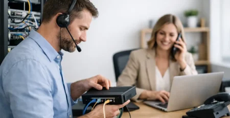 Exemple migration télécom petite entreprise
