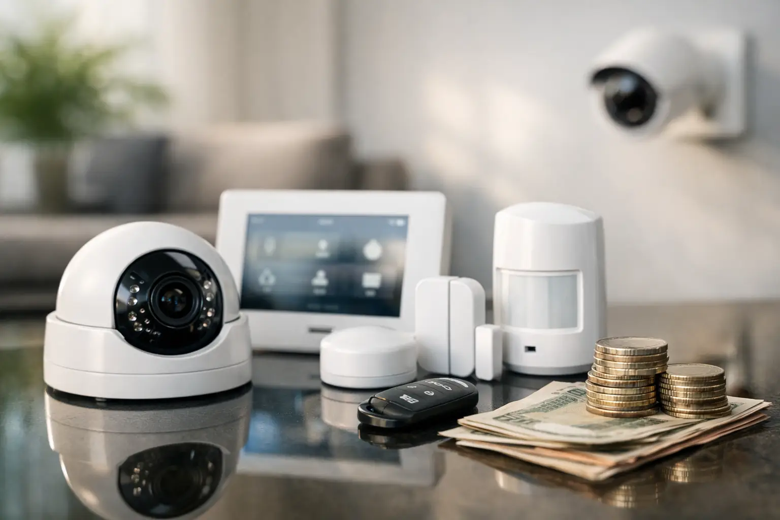Combien coûte un système de sécurité connecté?