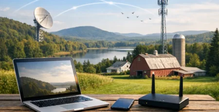 Meilleures options Internet rural au Québec