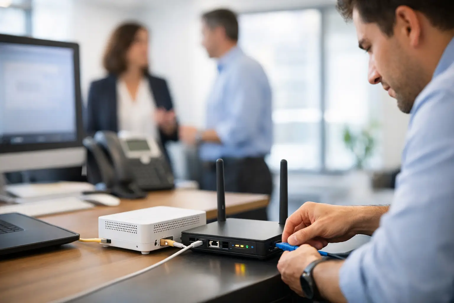 Cas client : changement d’internet au bureau