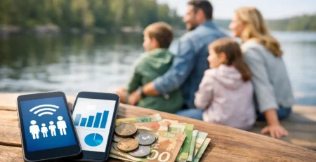 Exemples d’économies sur forfaits famille au Québec