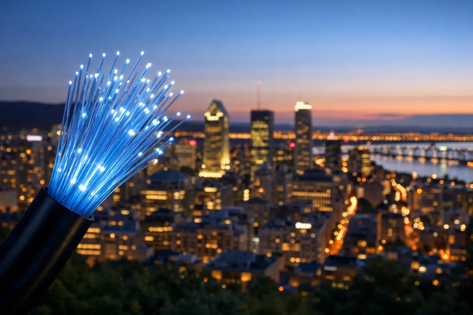 Fibre optique à Montréal au meilleur prix